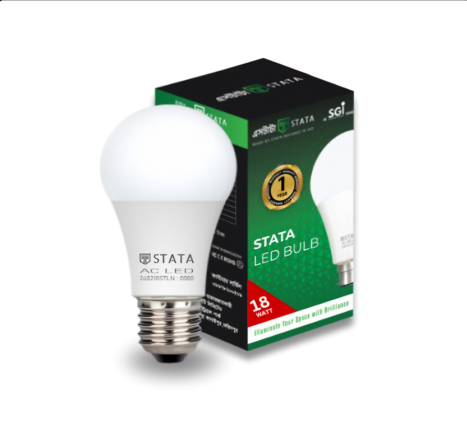 (8 PCS) 18W LED BULB